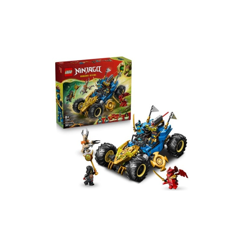 gioco da costruzione lego ninjago 71856 l'auto trasformabile