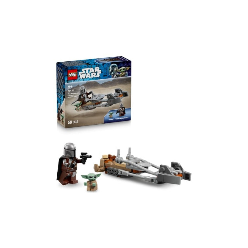 set da gioco lego star wars 75436 la speeder bike del mandaloriano