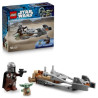 set da gioco lego star wars 75436 la speeder bike del mandaloriano