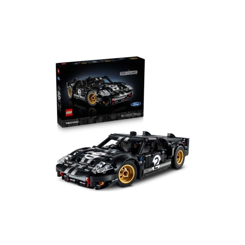 kit modello lego technic 42223 ford gt40 mkii del 1966 multicolore