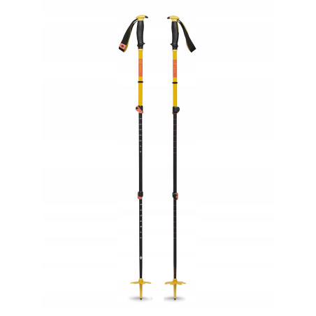 bastoncini da sci black diamond traverse 3 140cm verde zolfo [bd11161230591401]