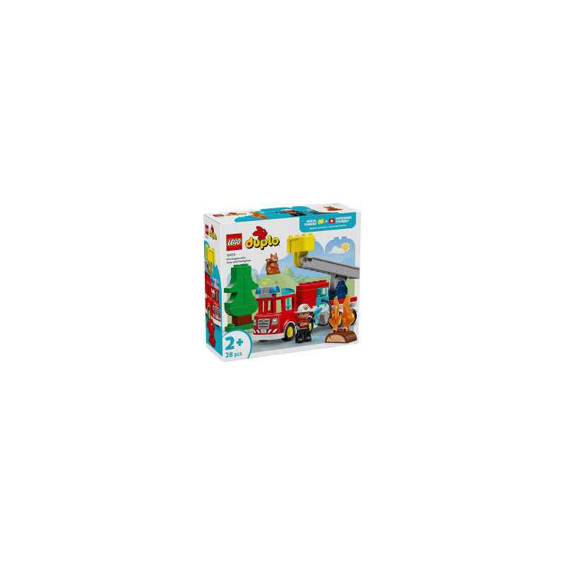 gioco da costruzione lego 10473 duplo camion dei pompieri con manichetta
