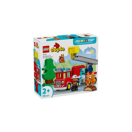 gioco da costruzione lego 10473 duplo camion dei pompieri con manichetta