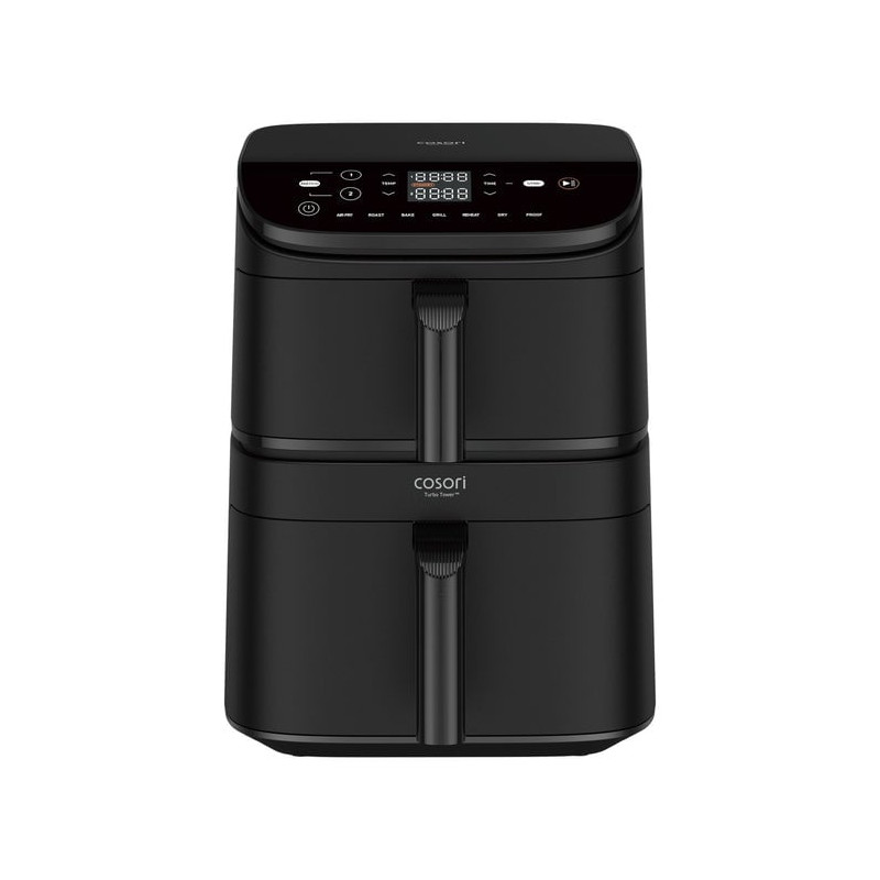 friggitrice ad aria calda cosori turbo tower 10.8l 2360w nero [caf-dc121-ader]