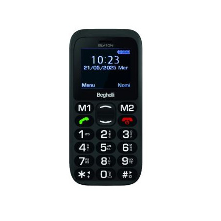 cellulare beghelli slv10n eco 1.7" 32gb/dual sim/800mah/nero