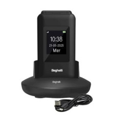 cellulare beghelli slv41 4g ds 2.8" 32gb/4g/dual sim/1400mah/nero