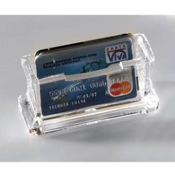 Portabiglietti da visita lebez acrilico trasparente art.1680 [1680]