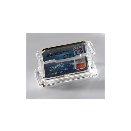 Portabiglietti da visita lebez acrilico trasparente art.1680 [1680]