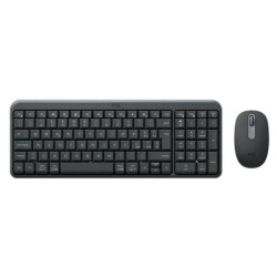 tastiera logitech mk250 mouse wireless ottico bluetooth nero [mk250]