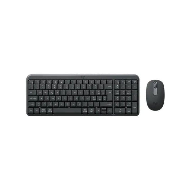 tastiera logitech mk250 mouse wireless ottico bluetooth nero [mk250]