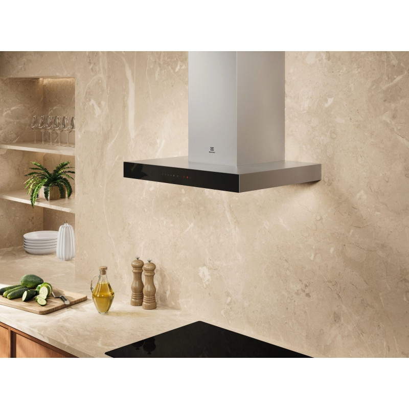 cappa aspirante rex ft826x classe a acciaio inossidabile/nero [ft826x]