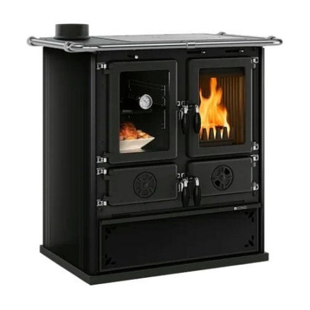 cucina a legna nordica 3003980 rosetta sx vst.16 7.9kw antracite