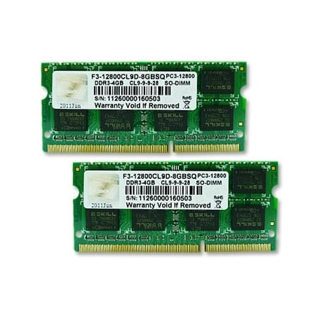 ram so-dimm ddr3 8gb g.skill 1600 cl9 kit ( 2x4gb) [f3-12800cl9d-8gbsq]
