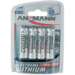 pila ansmann 4 pz. extreme lithium aa stilo [1512-0002]
