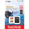 32gb scheda microsdhc sandisk actionsc 100 mb/s classe 3 oro/rosso