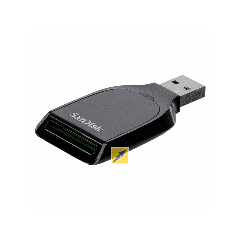 card reader usb sandisk sd uhs-i 2y up to 170 mb/s [sddr-c531-gnann]