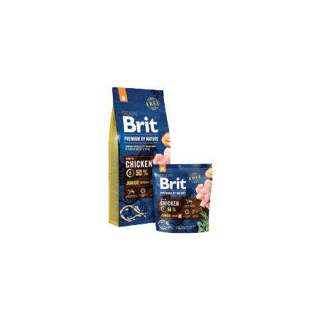 mangime secco per cane brit premium di nature junior m 15kg