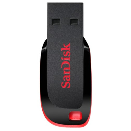 pen drive 64gb sandisk cruzer blade usb-a 2.0 nero/rosso
