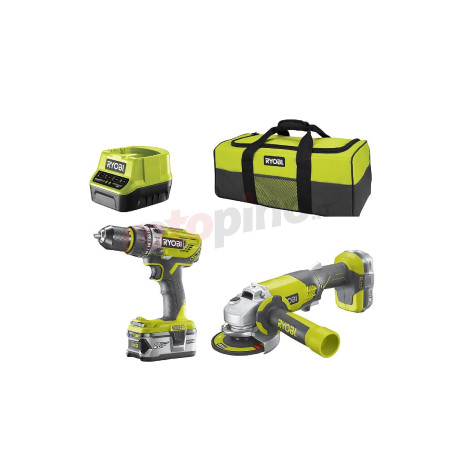 set di utensili ryobi a batteria 18v [one+ r18pdag-242s]