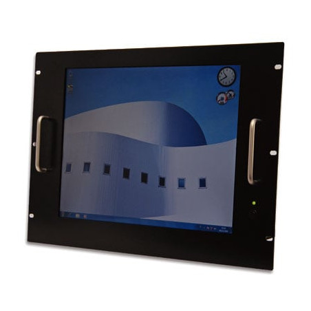 Monitor lcd 17'' touch screen per rack 19'' 8 unità
