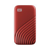 ssd esterno 1tb western digital mypassport usb-c rosso [wdbagf0010brd-wesn]