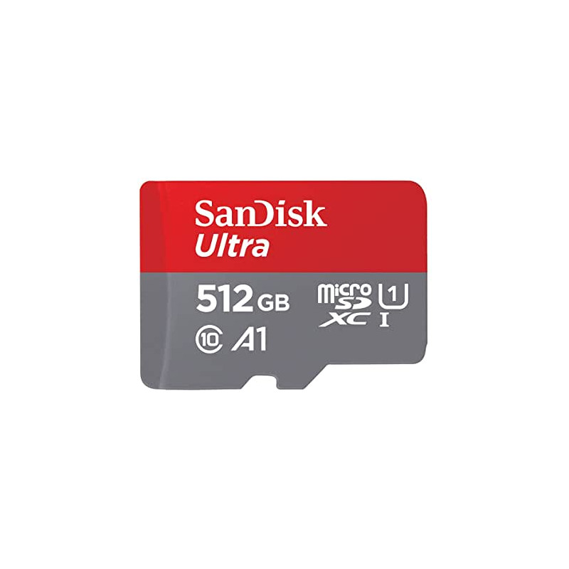 512gb scheda microsd sandisk ultra lite ad. 100mb/s sdsqunr-512g-gn6ta