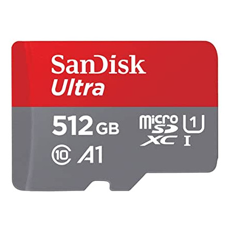 512gb scheda microsd sandisk ultra lite ad. 100mb/s sdsqunr-512g-gn6ta
