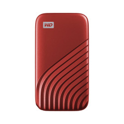 ssd esterno 2tb western digital mypassport rosso [wdbagf0020brd-wesn]