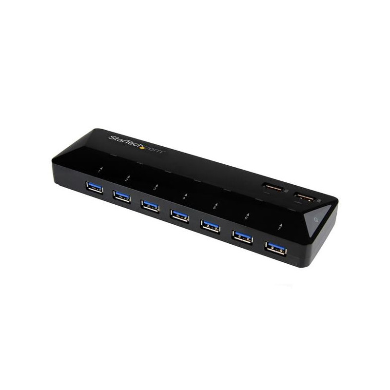 hub usb startech usb 3.0 a 7 porte con porte di ricarica dedicate