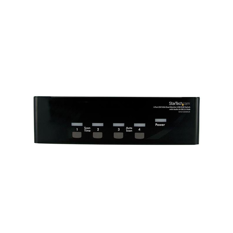 switch startech.com kvm vga dvi 4porte [sv431ddvdua]