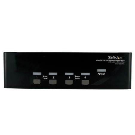 switch startech.com kvm vga dvi 4porte [sv431ddvdua]