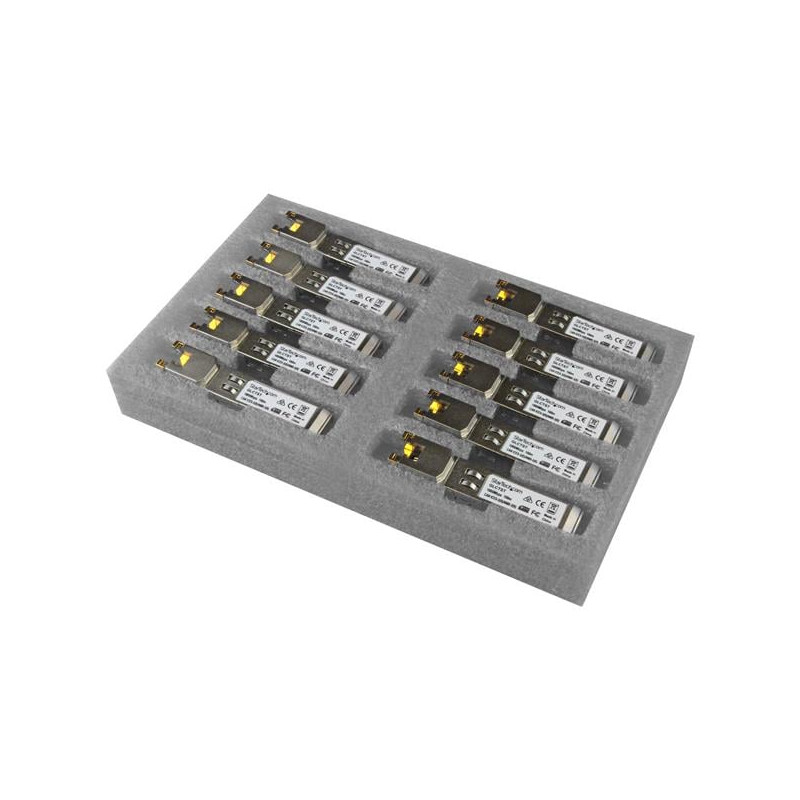 transceiver startech.com sfp gigabit rj45 in rame [glct10pkst]