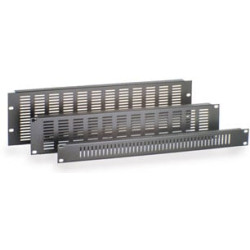 Pannello di chiusura ventilato intellinet 2 unita' nero