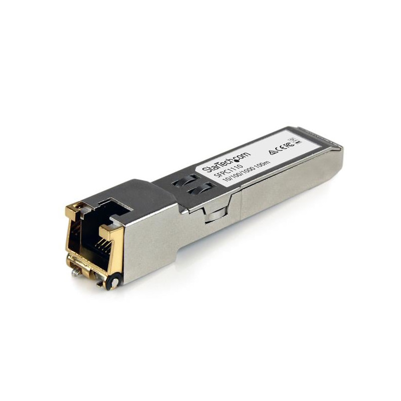 transceiver startech.com 10/100/1000 mbps rj45 rame sfp 100m [sfpc1110]