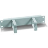 Pannello passacavi 1u per armadio 10'' grigio