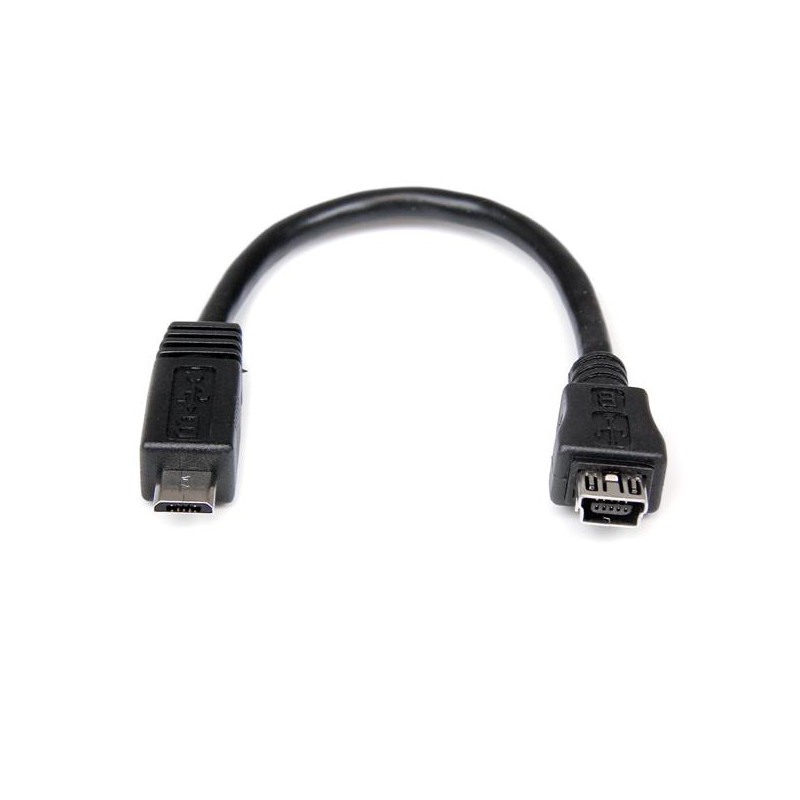adattatore startech micro usb / mini usb m / f 15cm [uusbmusbmf6]