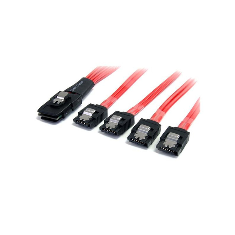 cavo sas startech mini sas sff-8087 / 4 sata 50cm [sas8087s450]