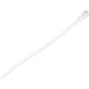 fascette fermacavi startech.com con foro per vite 100 pz. 15cm bianco