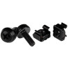 set viti e dadi ingabbiati startech.com m5 x 12mm 50pz nero [cabscrewm5b]