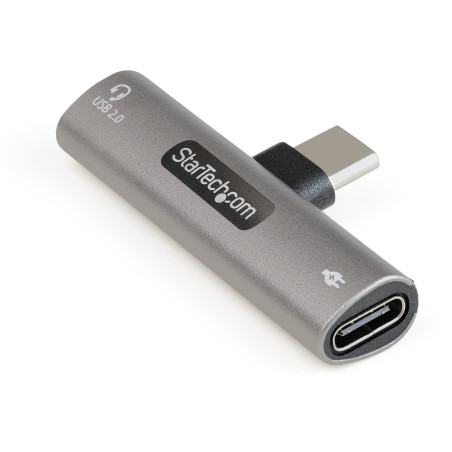 adattatore usb startech.com per cuffie usb-c audio e ricarica