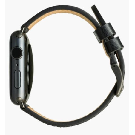 cinturino per orologio dbramante copenhagen 44mm nero [aw44blsg1033]