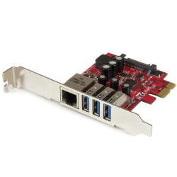 scheda pci startech.com express 3 porte [pexusb3s3ge]