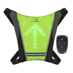gilet di sicurezza con indicatore led maclean mce420 [ajmclckammce420]
