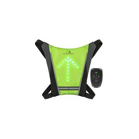 gilet di sicurezza con indicatore led maclean mce420 [ajmclckammce420]