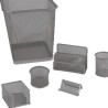 Set scrivania lebez 6 pz. accessori in rete nero art.1426 [1426-n]