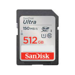512gb scheda sandisk microsdxc ultra u1/classe 10 [sdsdunc-512g-gn6in]
