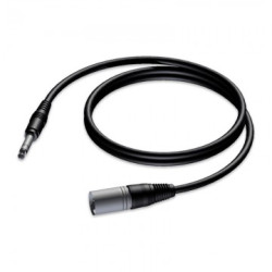 cavo audio jack procab xlr maschio stereo da 6.3mm 1.5m [akpocajaudio050]