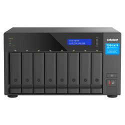 server nas qnap quts hero i5-12400 32gb 2x nvme 8-bay [tvs-h874-i5-32g]