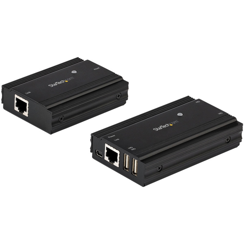 extender ethernet startech.com usb 2.0 x4-porte via lan cat5/6