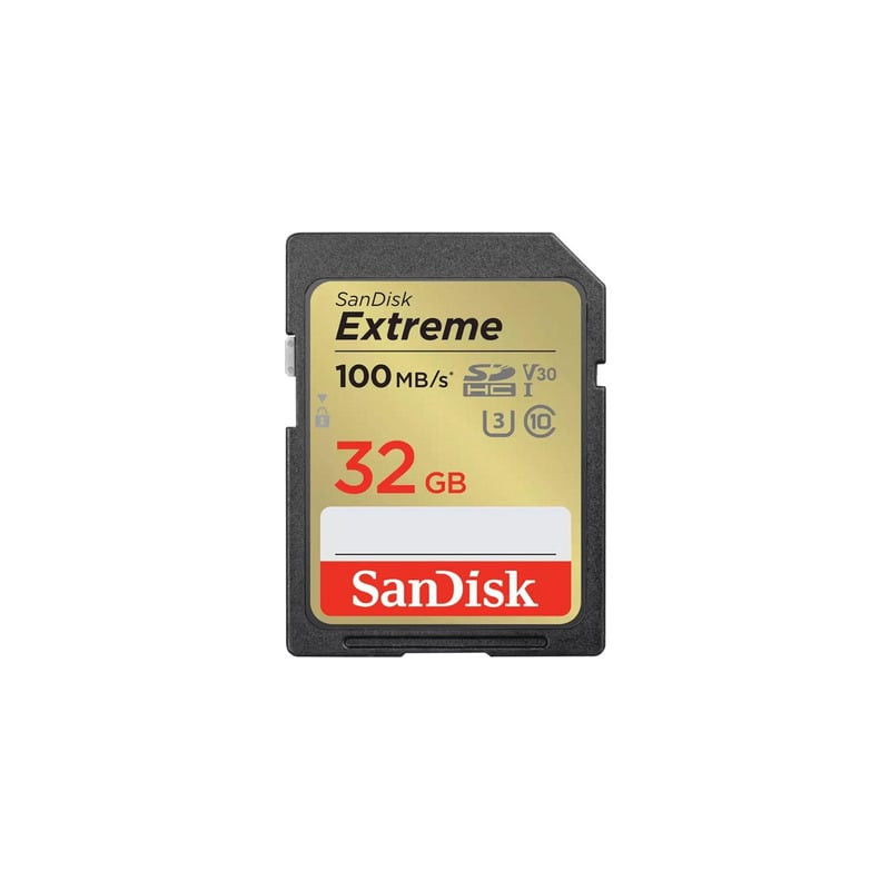 32gb scheda sdhc sandisk extreme plus classe 1 100mb/s nero [sdsdxwt-032g-gncin]
